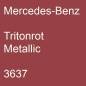 Preview: Mercedes-Benz, Tritonrot Metallic, 3637.